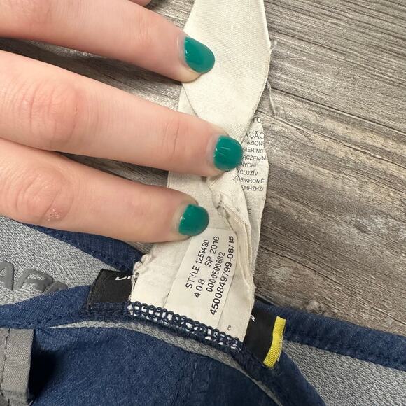 Under Armour Blue Mens 38x30 Loose Fit Flat Front Performance Golf Golfer Pants - Picture 13 of 13